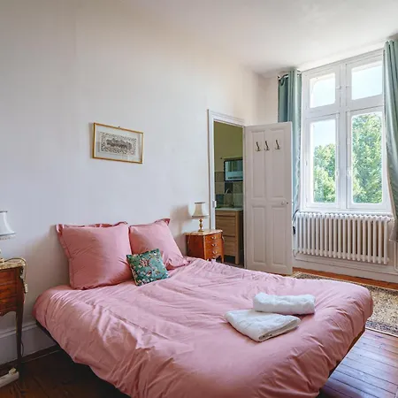 לינה וארוחת בוקר Chateau Avec Vue Sur La Loire 4*