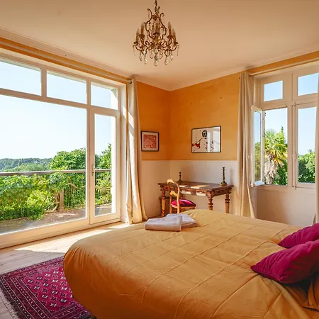 לינה וארוחת בוקר Chateau Avec Vue Sur La Loire