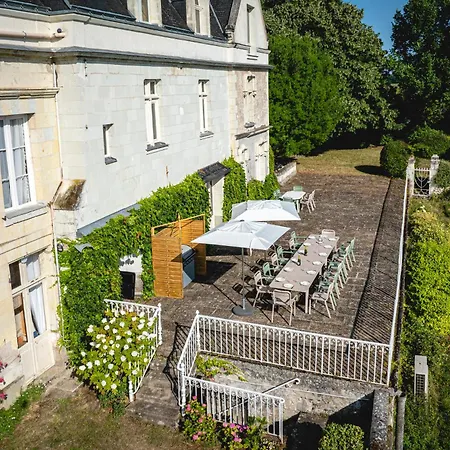 לינה וארוחת בוקר Chateau Avec Vue Sur La Loire 4*